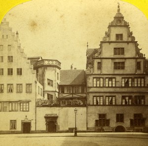 Strasbourg Oeuvre Notre Dame Architecture Old F. Peter Stereoview Photo 1870
