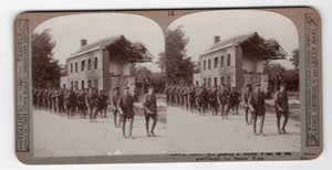 WWI La Bassee London Territorials Realistic Travels Stereoview Photo 1914-1918