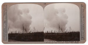 WWI Longueval Battle Delville Wood Old Realistic Travels Stereoview Photo 1916