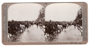 WWI Somme Gommecourt Artillery Old Realistic Travels Stereoview Photo 1916