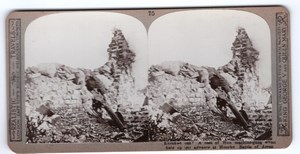 WWI Monchy Battle of Arras Old Realistic Travels Stereoview Photo 1914-1918