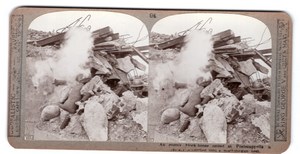 WWI Battle of Poelcappelle Blockhouse Realistic Travels Stereoview Photo 1917