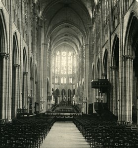 France Paris Cathedral Basilica of St Denis Old NPG Stereoview Photo 1900