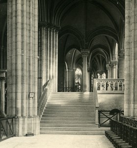 France Paris Cathedral Basilica of St Denis Old NPG Stereoview Photo 1900