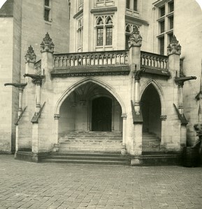 France Pierrefonds Castle Tower Turret Old NPG Stereoview Photo 1900