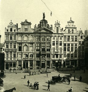 Belgium Brussels Bruxelles House of Tailors Old NPG Stereoview Photo 1900