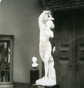 Belgium Brussels Sculpture Museum Fraikin Captive Love Photo Stereoview NPG 1900