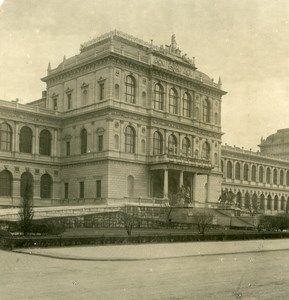 Germany Munich Academy of Fine Arts München Old Photo Stereoview NPG 1900