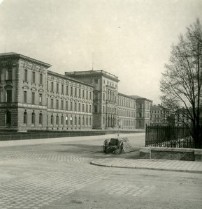 Germany Munich Technical School Technische Hochschule Photo Stereoview NPG 1900