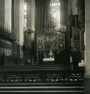 Germany Munich Frauenkirche Cathedral Interior München Photo Stereoview NPG 1900