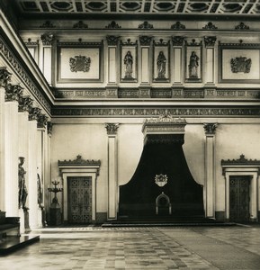 Germany Munich Residenz Royal Palace Throne Room Old Photo Stereoview NPG 1900