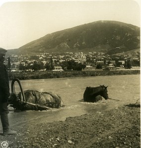 Caucasus Mountain Pyatigorsk Podkumok Пятигорск Old Photo Stereoview NPG 1906