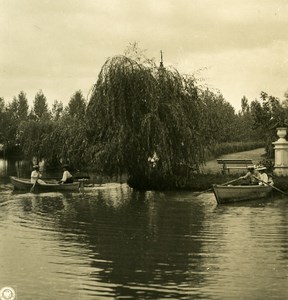 Caucasus Russia Vladikavkaz public garden Terek Old Photo Stereoview NPG 1906