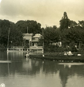 Caucase Transcaucasie Vladikavkaz jardin public Terek Russie Ancienne Photo Stereo NPG 1906