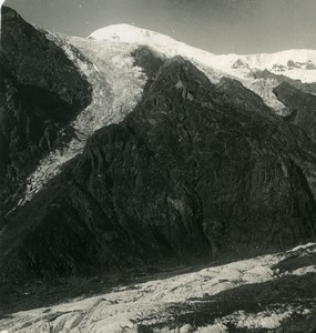 Caucase Transcaucasie Route militaire de Georgie le Mont Kazbek Ancienne Photo Stereo NPG 1906