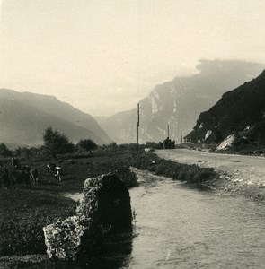 Caucasus Mountain Pyatigorsk the Podkumba Пятигорск Photo Stereoview NPG 1906