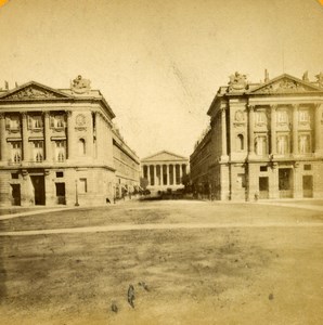 France Paris Street Royale Old Léon & Lévy Photo Stereoview 1880