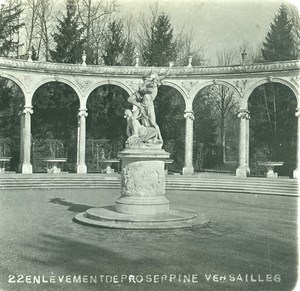 France Paris Versailles Castle Garden Proserpina Old Stereoview Photo 1900