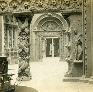 France Paris Trocadero Museum Room H Old SIP Stereoview Photo 1900