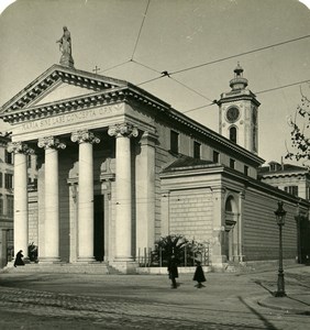 France Nice Notre-Dame-du-Port Church Immaculée Conception Stereo Photo NPG 1905