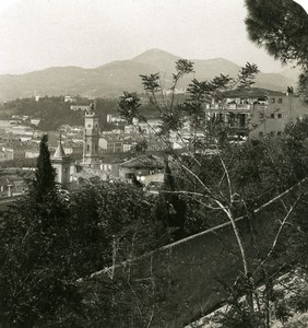 France Nice view taken from Cemetery Old Stereo Photo NPG 1905