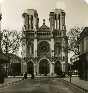 France Nice Basilica of Notre-Dame Old Stereo Photo NPG 1905