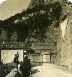 France Menton Italy Border Bridge Saint Louis Triangle Old Stereo Photo NPG 1905