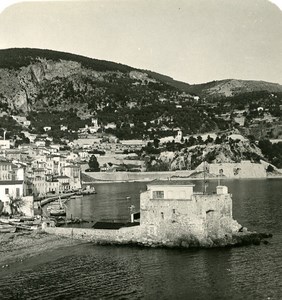 France Villefranche Panorama General View Old Stereo Photo NPG 1905