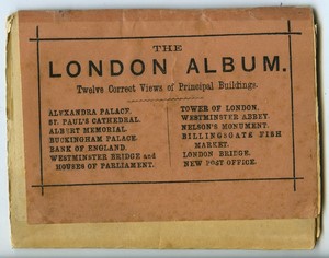 Royaume Uni Londres Leporello Album Souvenir en Accordéon 1900