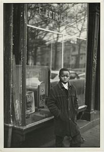 Black Boy by Electrical Shop Window Chris Mackey Photo