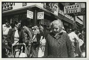 Busy Orchard Street Lower East Side old Photo 1970's