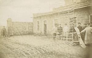 Odessa Early Russian Aviation Utochkin Bleriot type Airplane Old Photo Lot 1909