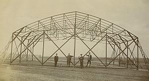 Moscow Imperial All Russia Aero Club Airfield Hangar Journalists Photo Lot 1913