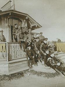 Russian Military Aviator Moscow Airfield WWI Photo 1914