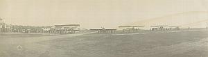 Moscow Airfield Russian Aviation Pilots Training Old Panorama Photo 1914