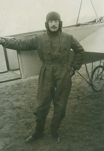 Aviator Jacques de Lesseps Aviation Pioneer Record Attempt old Rol Photo 1909