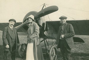 Henri Pequet Aviation Pioneer in Russia old Photo 1910