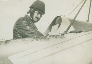 Aviation Pioneer Andre Frey Paris Rome Turin Race old Meurisse Photo 1911