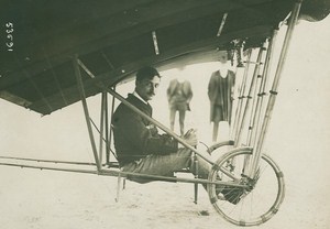 Roland Garros Early French Aviation Paris Madrid Race old Photo 1911