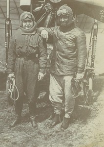 French Aviator Edmond Perreyon in Moscow Early Aviation old Photo 1912