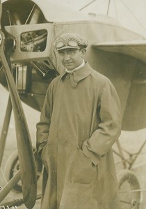 Charles Terres Weymann Aviation Pioneer Concours Militaire Reims old Photo 1911