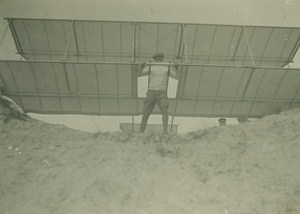 Charles Voisin Aviation Pioneer Gliding experiment old Photo 1907