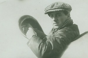 Gino Linnekogel German Aviator Pioneer Portrait Early Aviation old Photo 1914