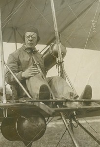 Aviation Pioneer Lindpaintner Sommer old Photo 1910