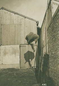 Franz Reichelt Parachute Jump Test old Photo 1910