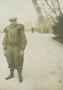 Franz Reichelt Fatal Parachute Jump old Photo 1912