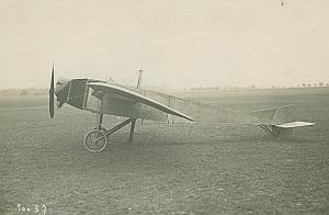 Morane-Saulnier Airplane Aviation old Photo 1912