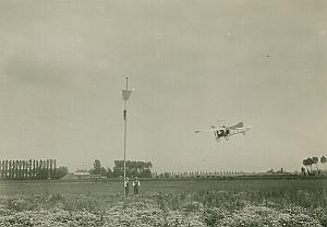 Louis Bleriot XII Airplane in flight French Aviation old Rol Photo 1909