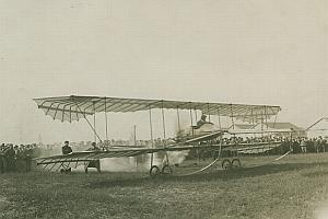 Paulhan Fabre Biplane Aviation old Photo 1911