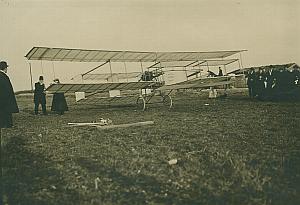 Kapferer Voisin Biplane Aviation old Photo 1907